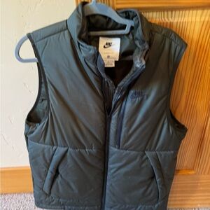 Nike Men's Olive Green Puffer Vest